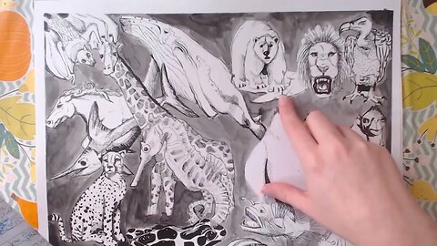 Inktober 2017 Drawings Tour