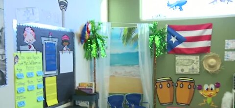 Doral Academy teacher shows off classroom