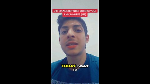 THE DIFFERENCE BETWEEN A LOSER AND A WINNER
