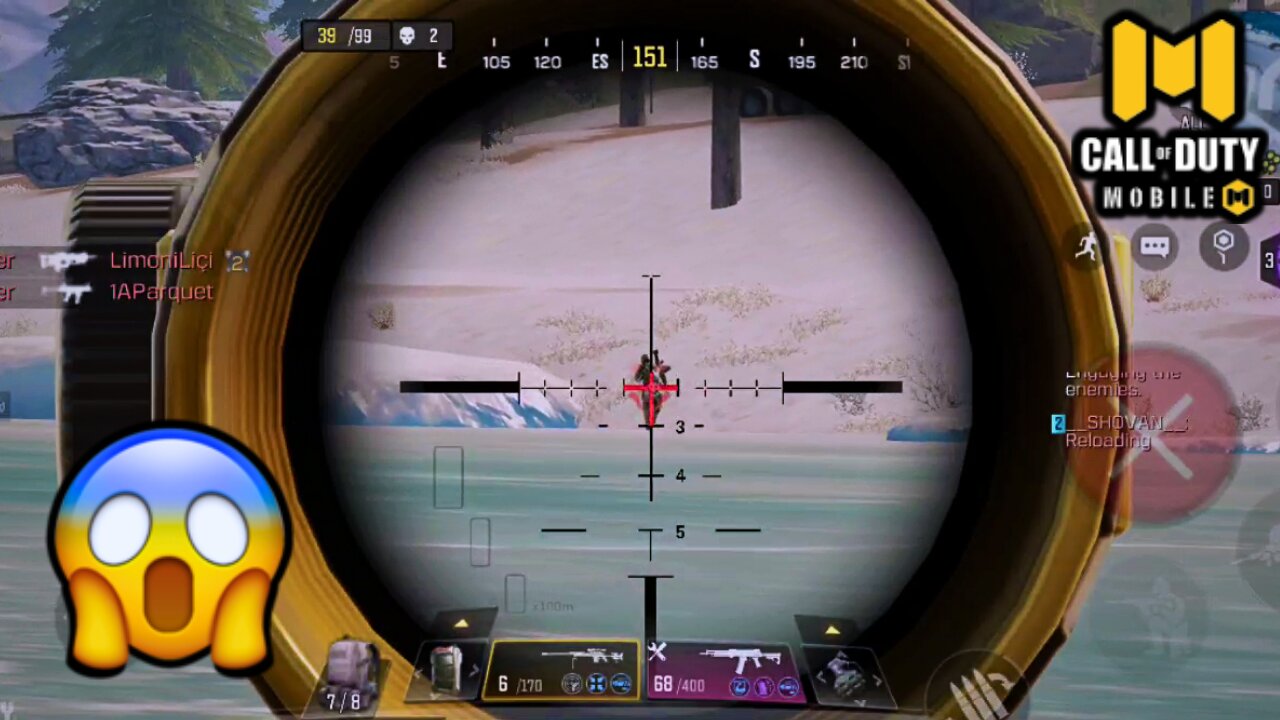 OP Sniper 😱 | Call Of Duty Mobile