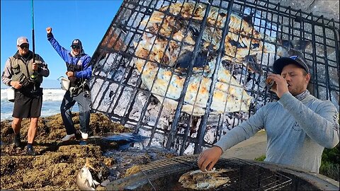 Fishing, Fire ,Galjoen , Beer and Braai! South African Style!