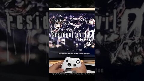 Resident Evil Zero no Xbox Series S. #xboxseriess #residentevilzero #short