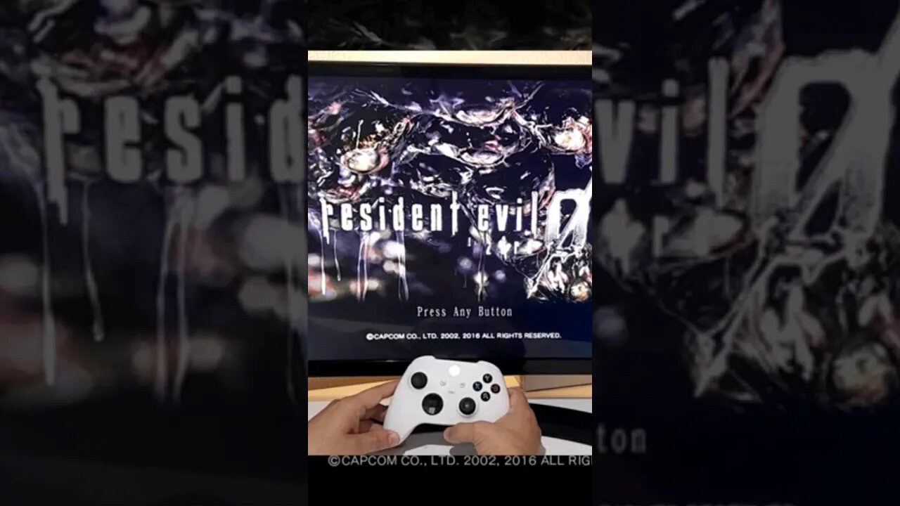 Resident Evil Zero no Xbox Series S. #xboxseriess #residentevilzero #short