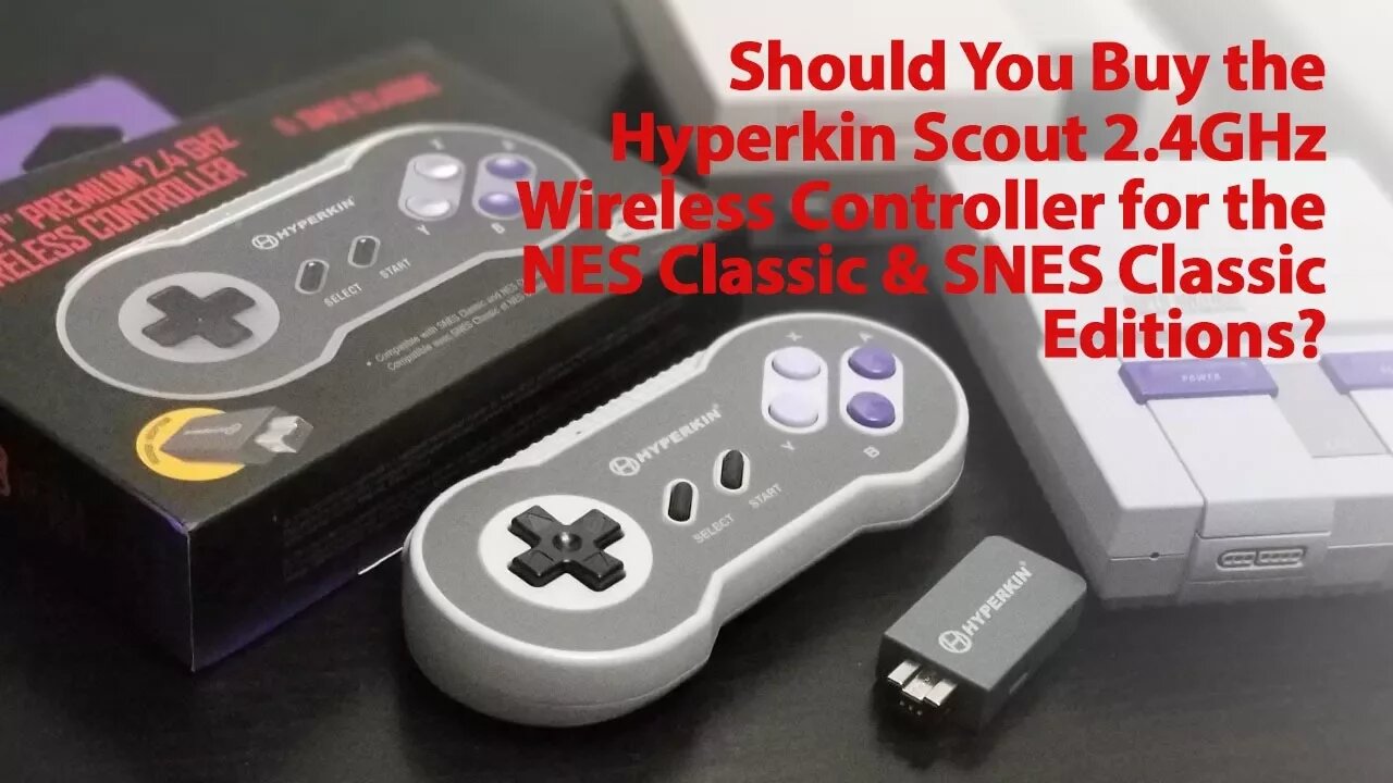 Should You Buy the Hyperkin Scout 2 4GHz Wireless Controller for the SNES & NES Classic Editions?