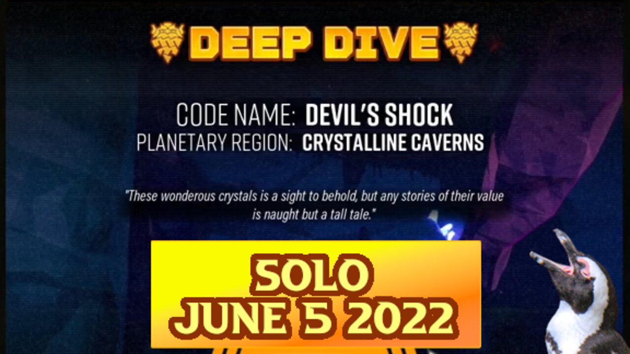 Deep Rock Galactic Deep Dive - June 5 2022 - Natural Leverage