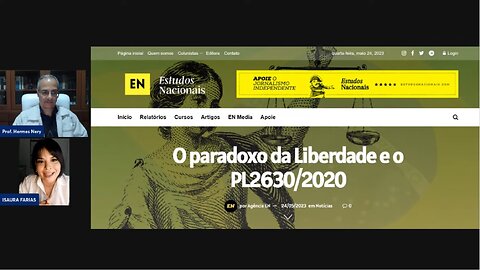 O PARADOXO DA LIBERDADE E O PL 2630 - POR ISAURA FARIAS