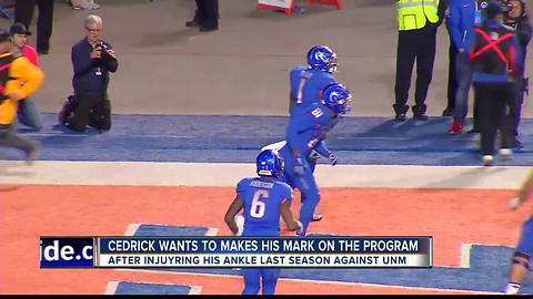 Cedrick Wilson isn't letting last years injury set him back