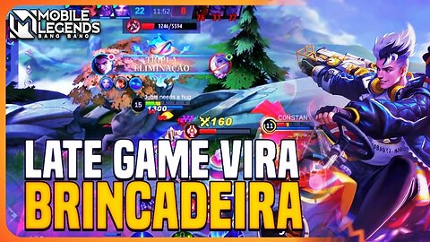 LATE GAME NINGUÉM PARA!! UM DOS ADCs MAIS META DO JOGO | MLBB