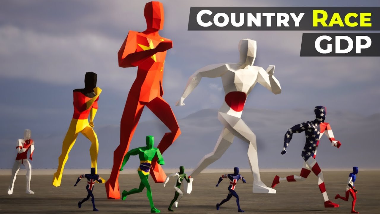 Country Race _ GDP Comparison by country.