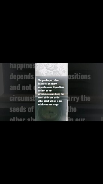 happiness or misery?