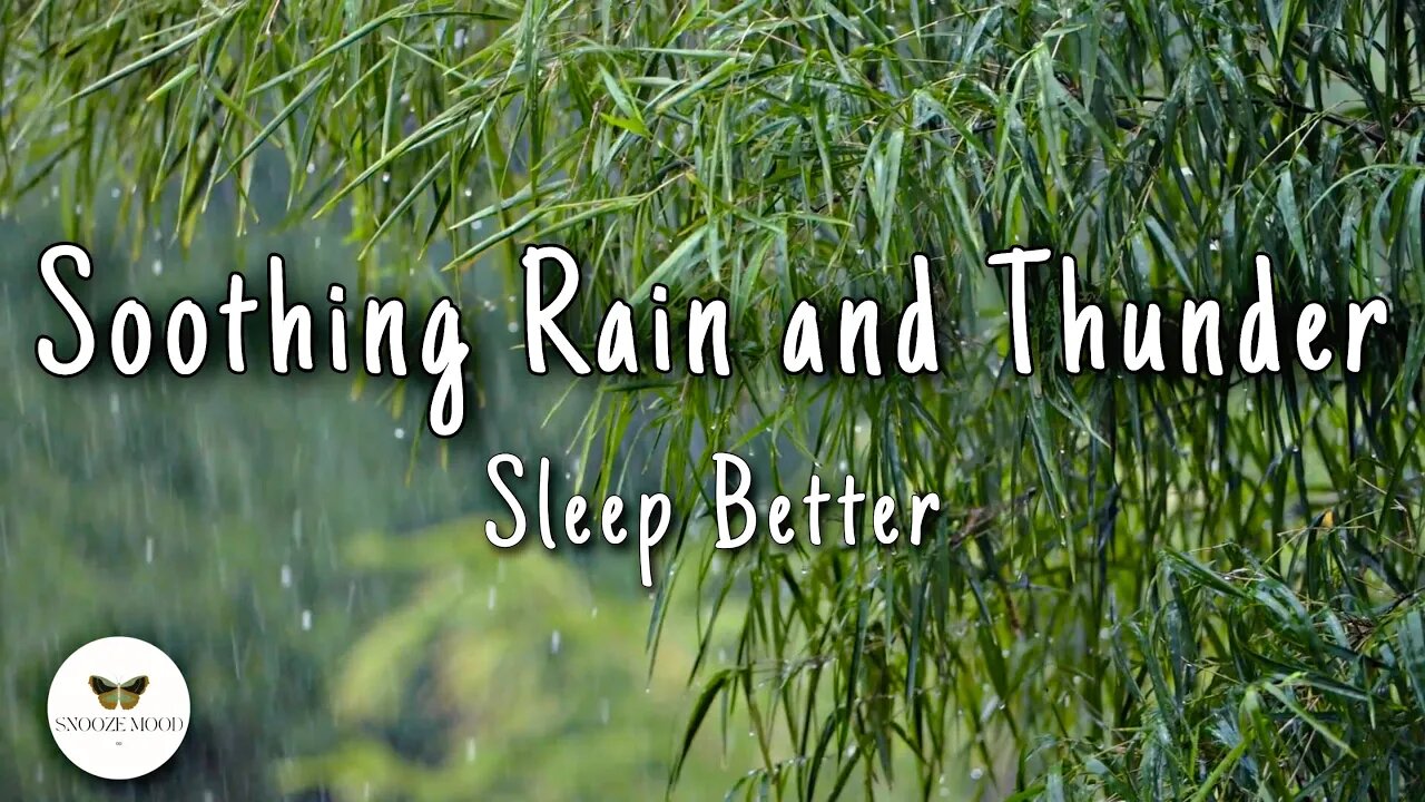 Soothing Rain and Thunder Sounds for Sleep|| Sleep sounds, Meditation, Relaxation Sounds