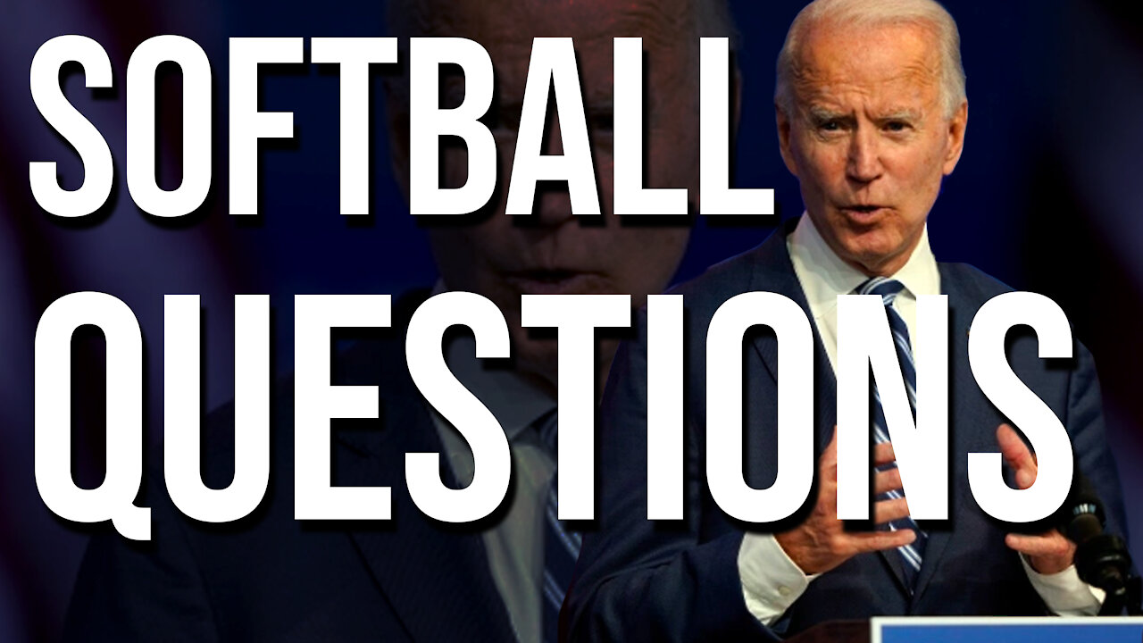 The Media Throws Biden Softball Questions!