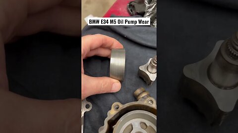 BMW E34 M5 Oil Pump Wear #bmw #bmwm5 #bmwe34 #diy #restoration #cars #automotive #engine