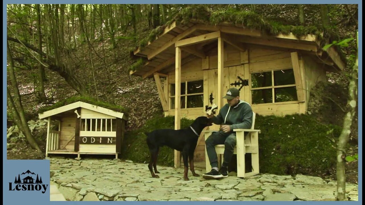 He completed the dugout and made a dog house