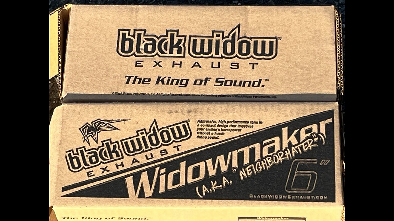 Black Widow Neighbor Hater Exhaust/ 1963 Chevy 2