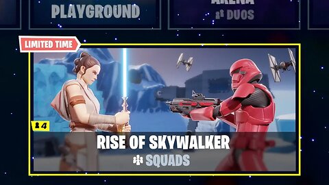 Fortnite X Star Wars - LTM Gameplay! (The Rise of Skywalker Event)