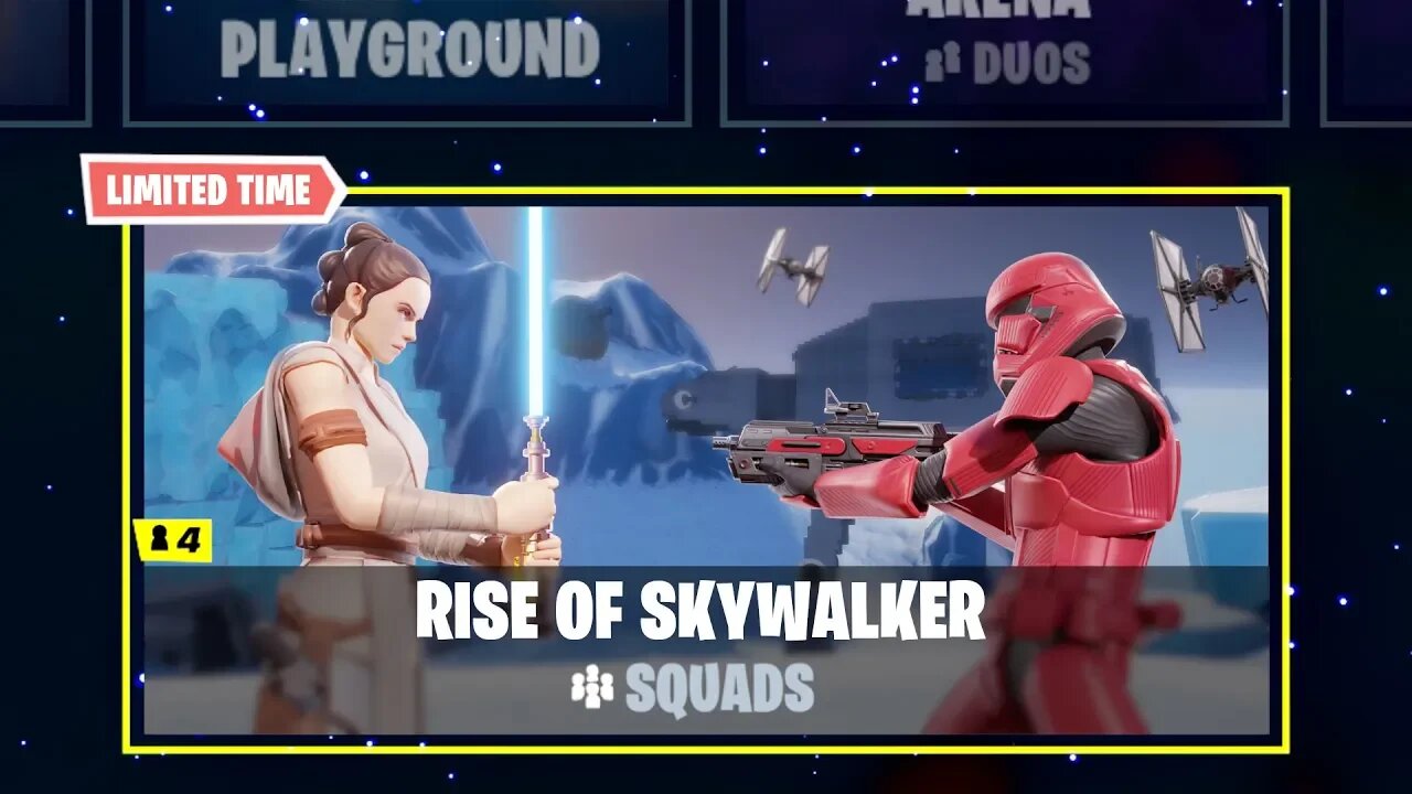 Fortnite X Star Wars - LTM Gameplay! (The Rise of Skywalker Event)