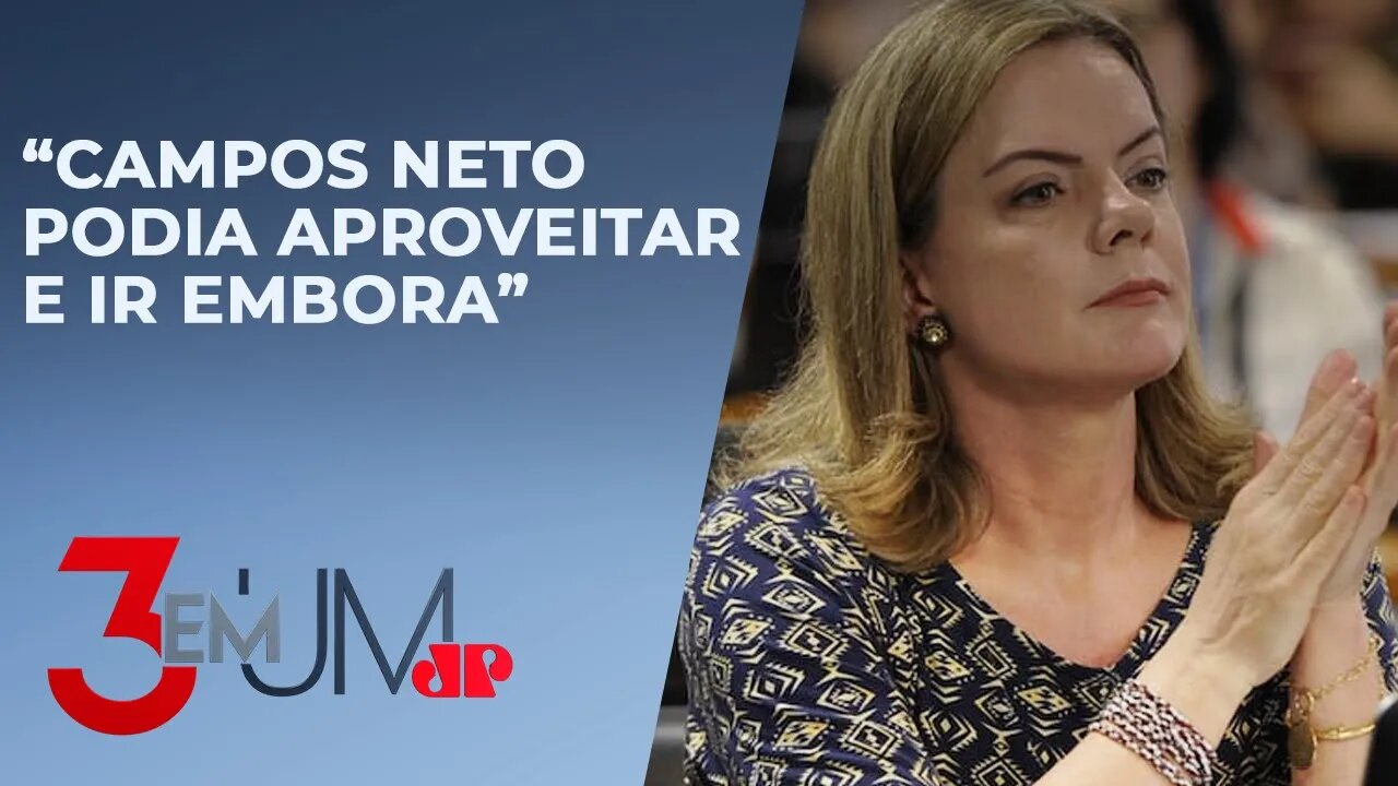 Gleisi Hoffmann volta a criticar presidente do Banco Central