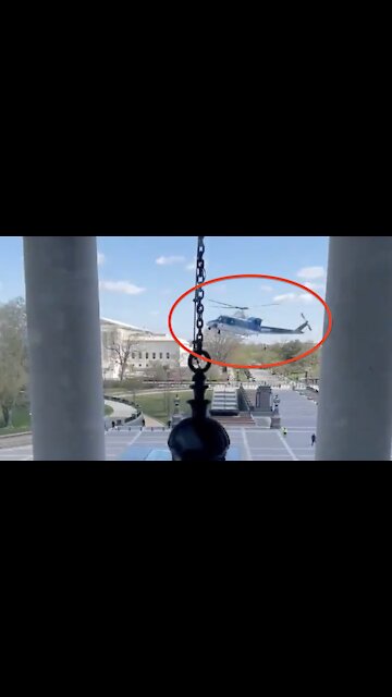BREAKING: Helicopter Lands Outside U.S. Capitol In UNREAL Footage