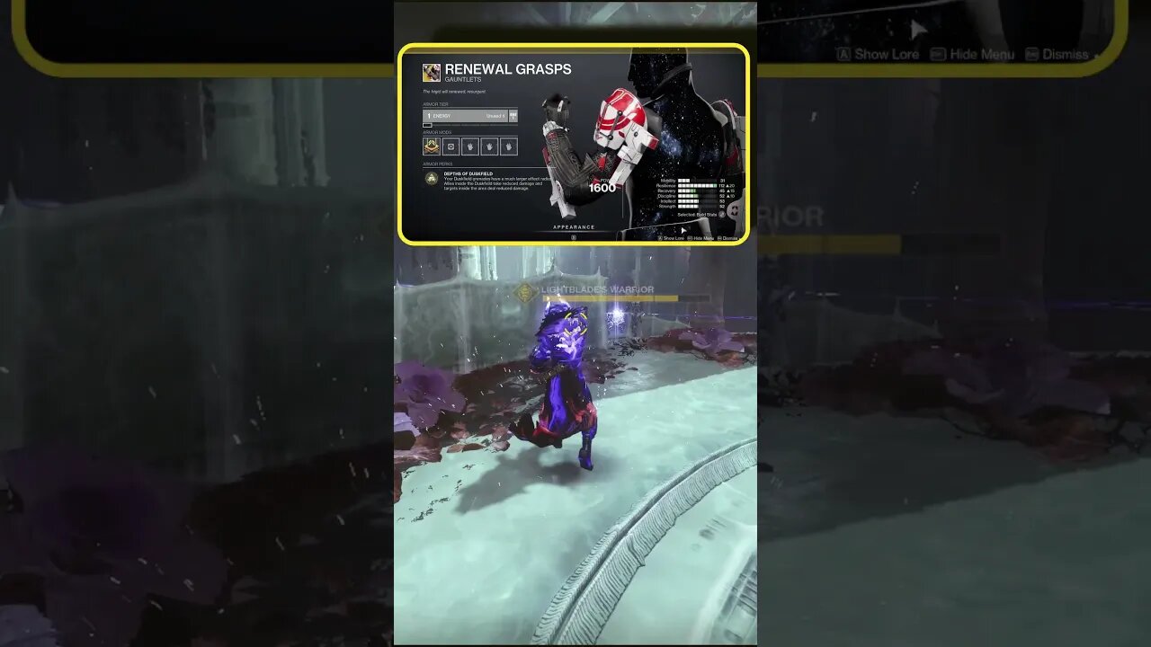 Is RENEWAL GRASPS is the NEW HERO from ZERO? in S22 of Destiny 2