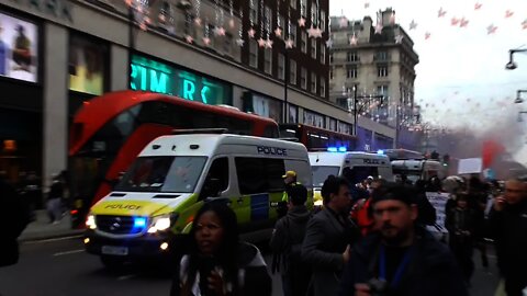 OXFORD STREET PROTEST 18 DECMBER 2021 #worldwidefreedomrally