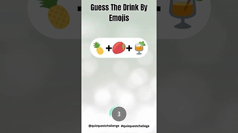 Guess the Drink by Emojis #shorts