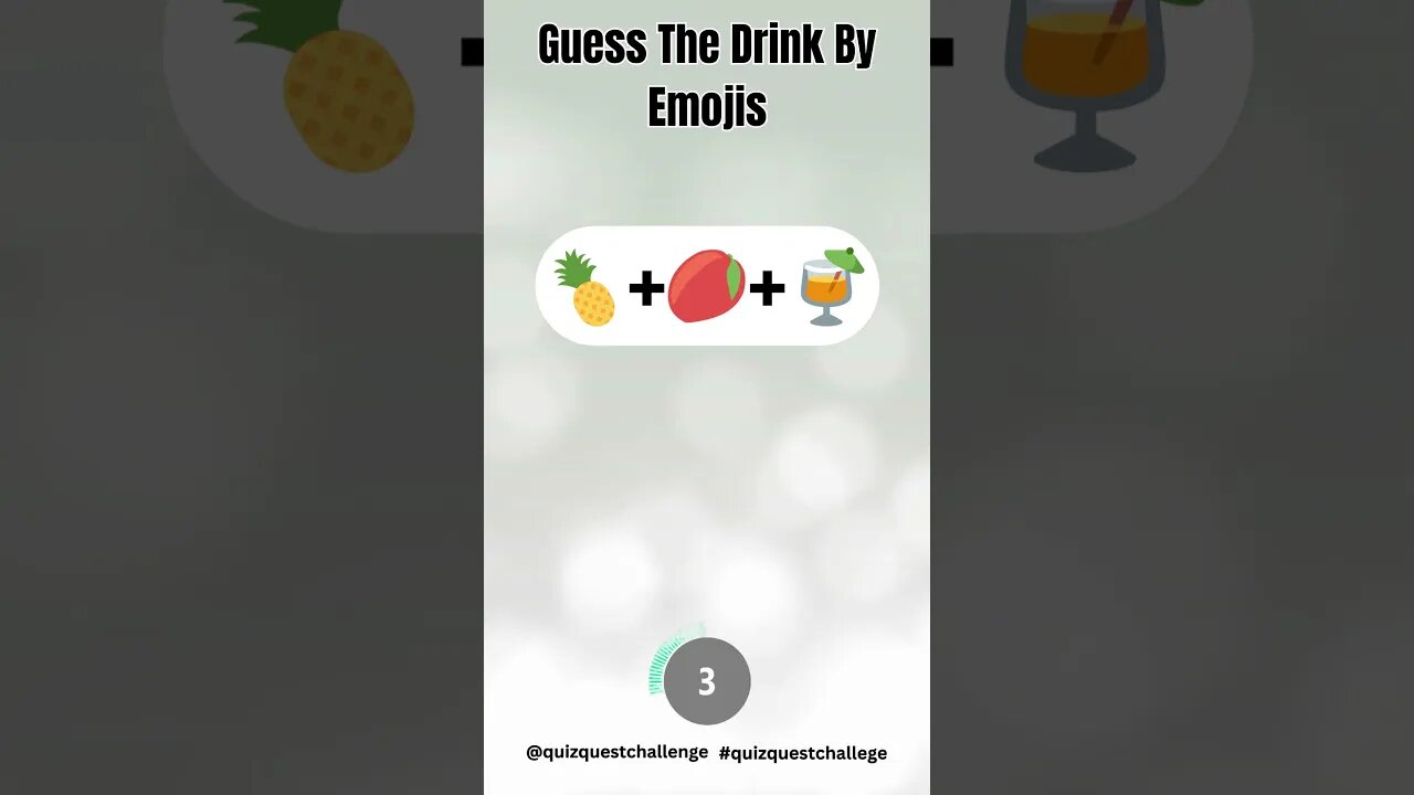 Guess the Drink by Emojis #shorts