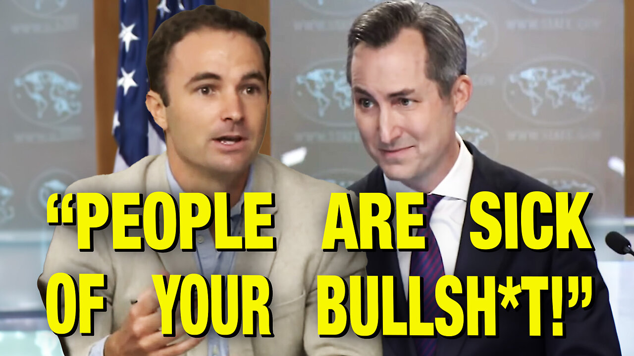 Grayzone Reporter CONFRONTS State Dept. Spox On His Lies!