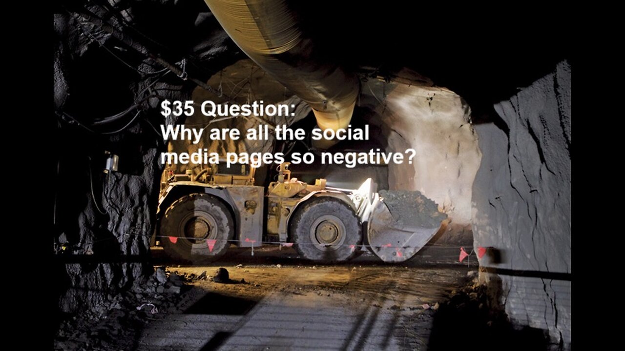 $35 Question Why are all the social media pages so negative?