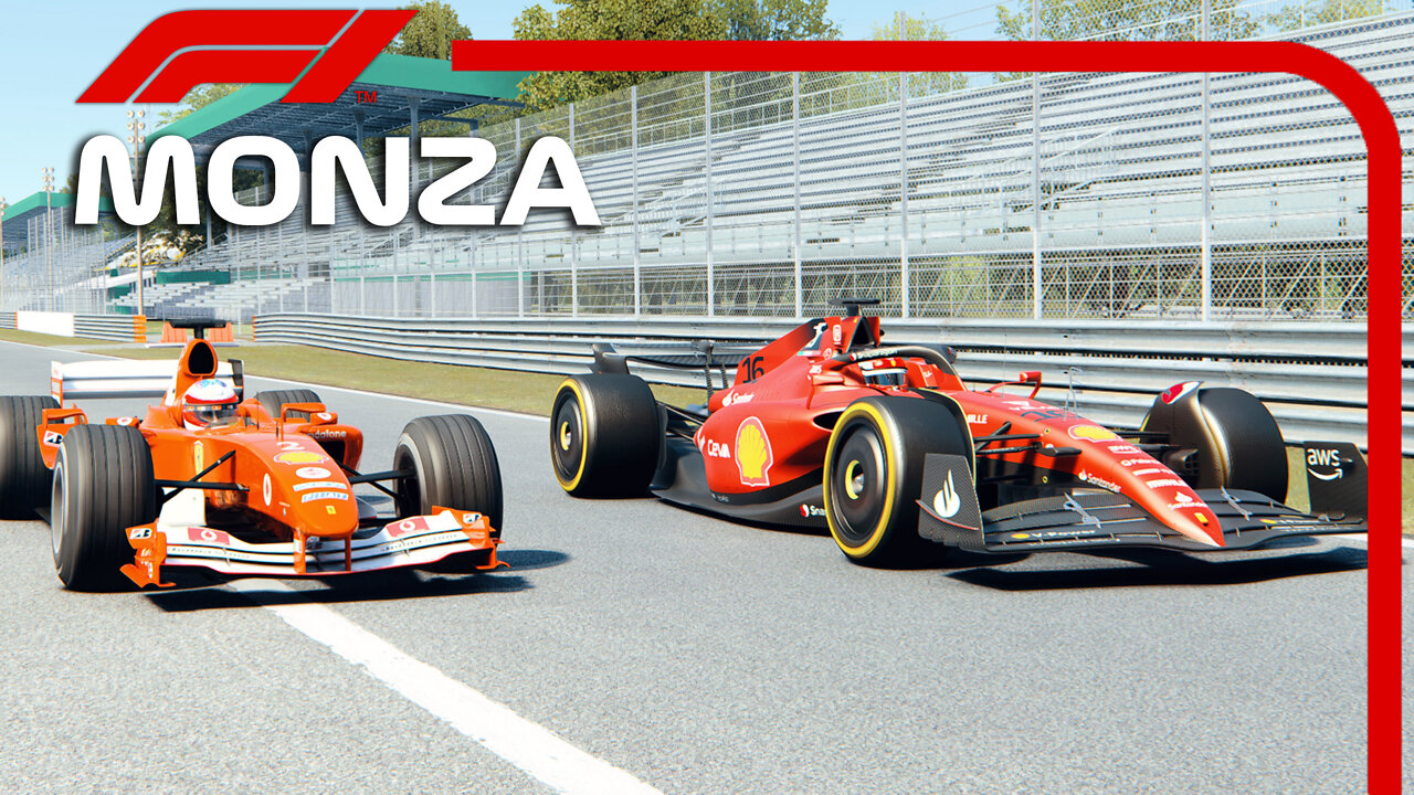 F2004 vs F1-75 | Monza Circuit | Assetto Corsa