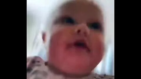 Baby rocking with the scene steal