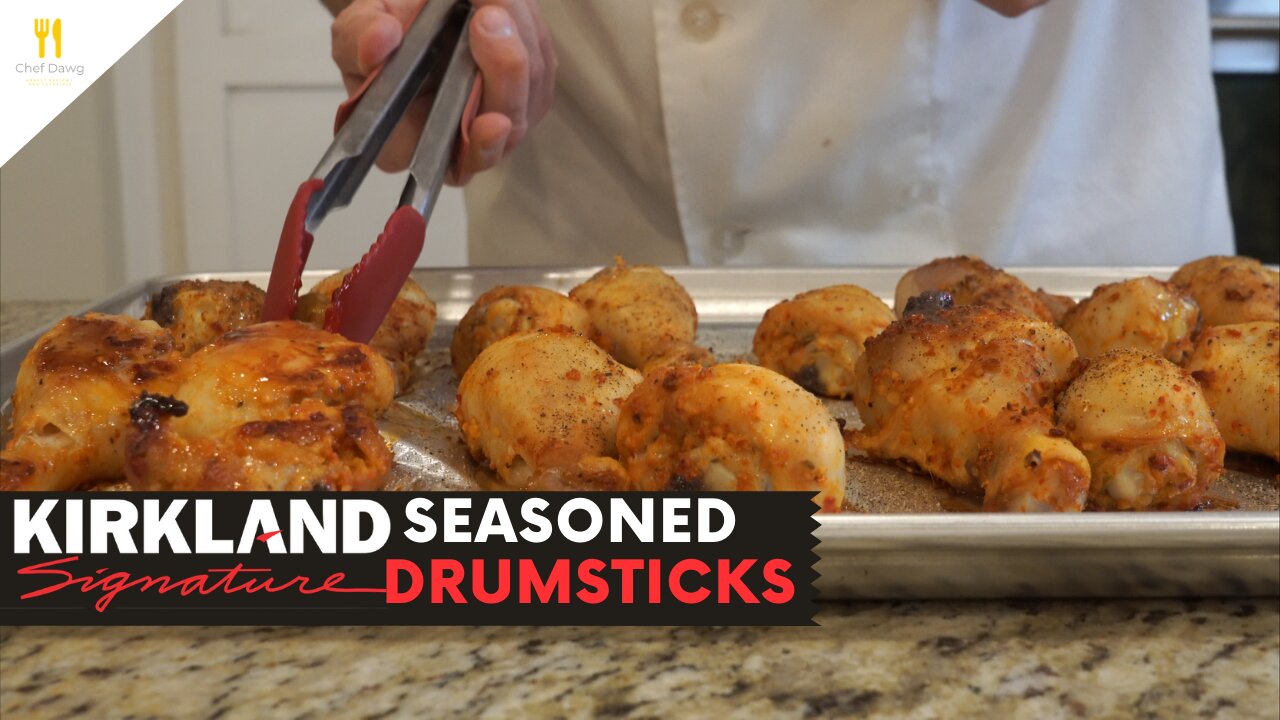 Kirkland Signature Garlic Pepper Seasoned Drumsticks | Chef Dawg