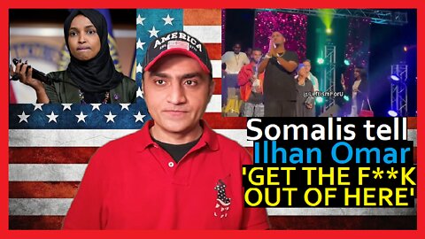 THOUSANDS of Somalis & Muslim Somalis BOOED Ilhan Omar off stage and said 'GET THE F**K OUT OF HERE'