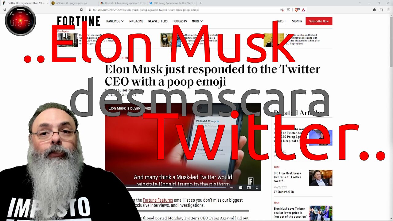 ELON MUSK desmascara CEO DO TWITTER e MÍDIA TRADICIONAL com uma incrível INVERTIDA