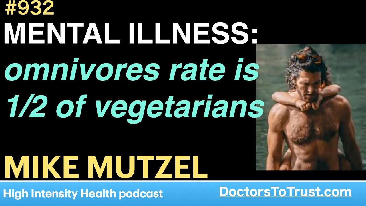 MIKE MUTZEL c | MENTAL ILLNESS: omnivores rate is 1/2 of vegetarians