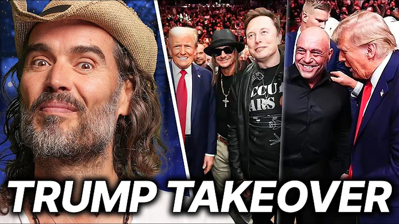 Trump shows up at the UFC with Elon & Tulsi, the Media Claim this is like the End Times of Rome