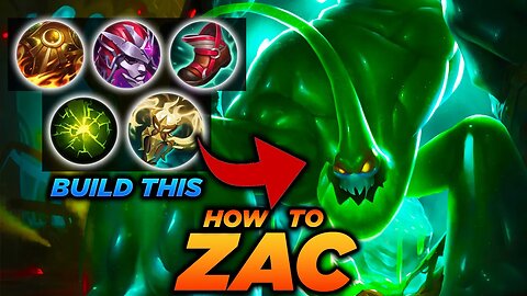 Best Guide To Learn Zac Jungle Season 13! League of Legends Guide!