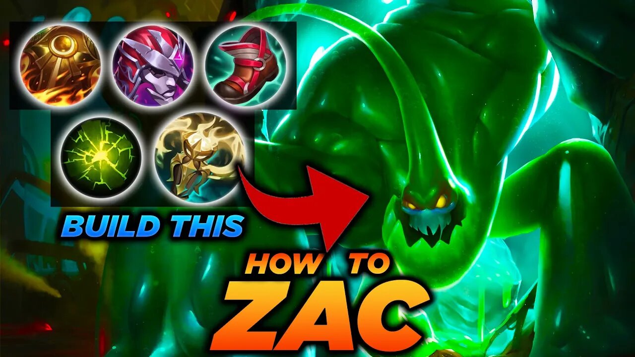Best Guide To Learn Zac Jungle Season 13! League of Legends Guide!