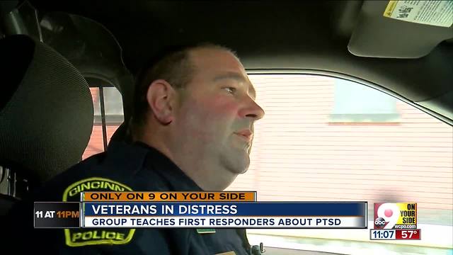 Police with military background help struggling veterans