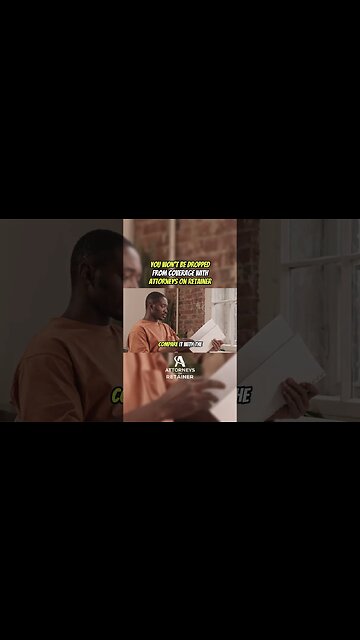 You won't be dropped from coverage with Attorneys On Retainer! #law #selfprotection #attorney