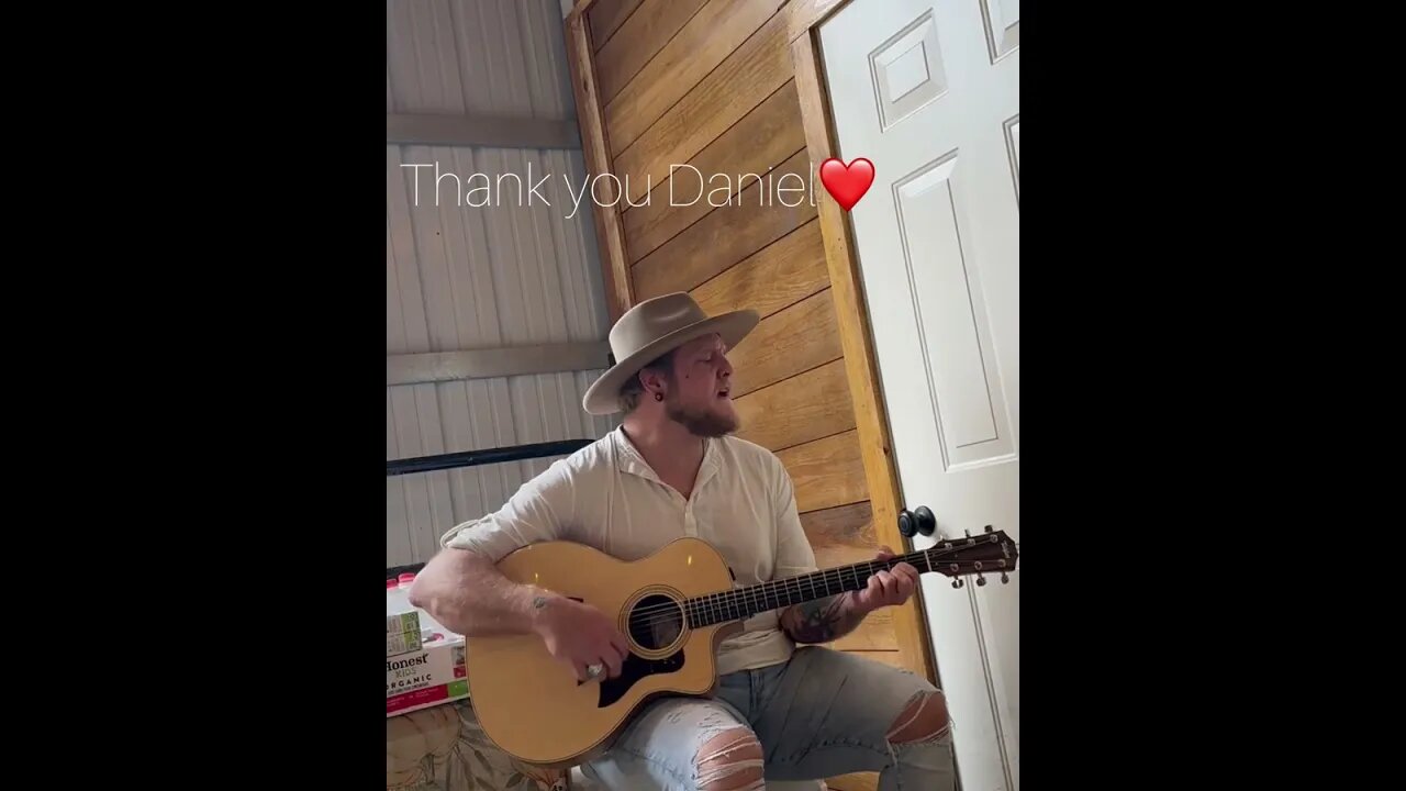 Daniel blessed us with a sneak peek of a new song he wrote while hiking the Appalachia Mountains.