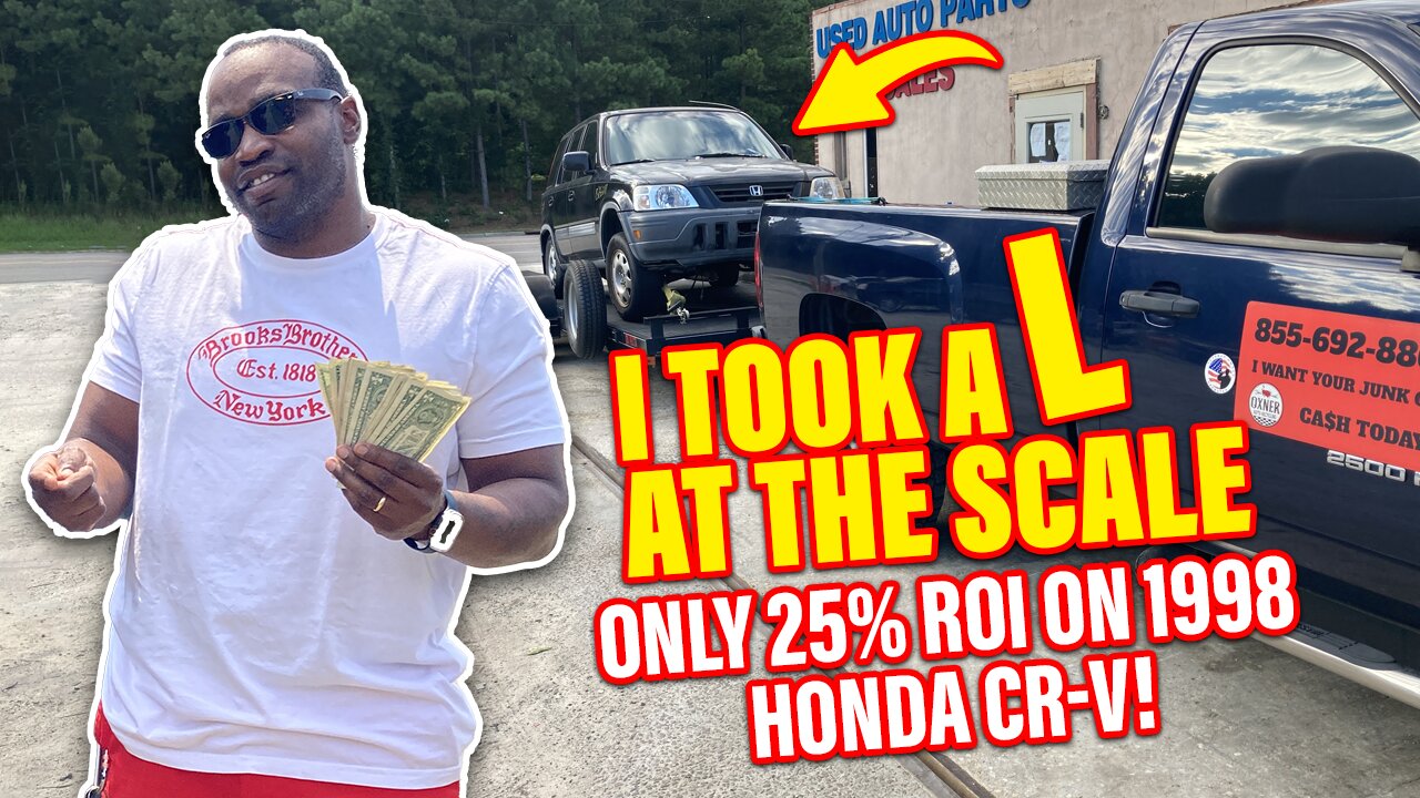 I took L at the Scale, only a 25% ROI on a 1998 Honda CR-V! (Serious Solutions EP. 2)