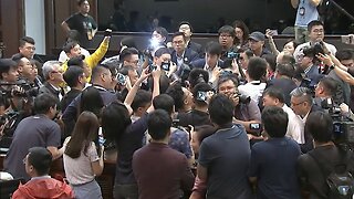 Hong Kong Lawmakers Come To Blows Over Controversial Extradition Law