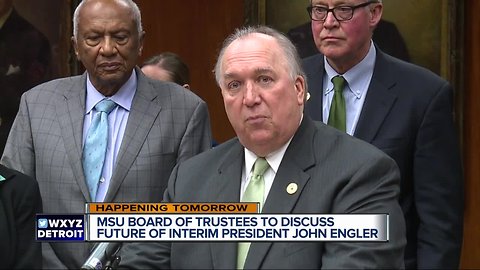 MSU board to hold special meeting; 'John Engler's reign of terror is over,' trustee says