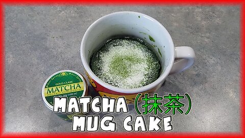 Matcha (抹茶) Green Tea Mug Cake