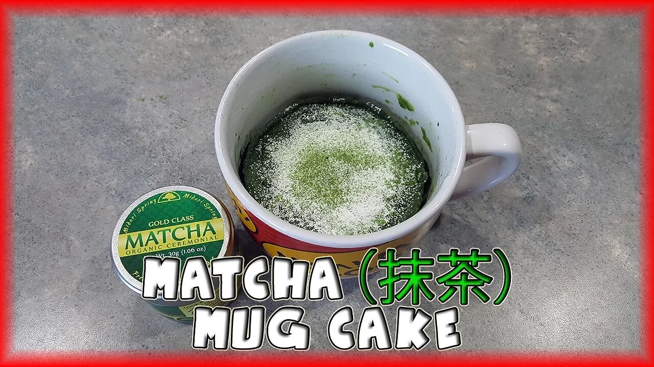 Matcha (抹茶) Green Tea Mug Cake