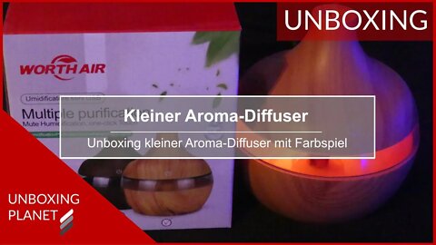 Kleiner Aroma Diffuser mit LED-Farbspiel - Unboxing Planet