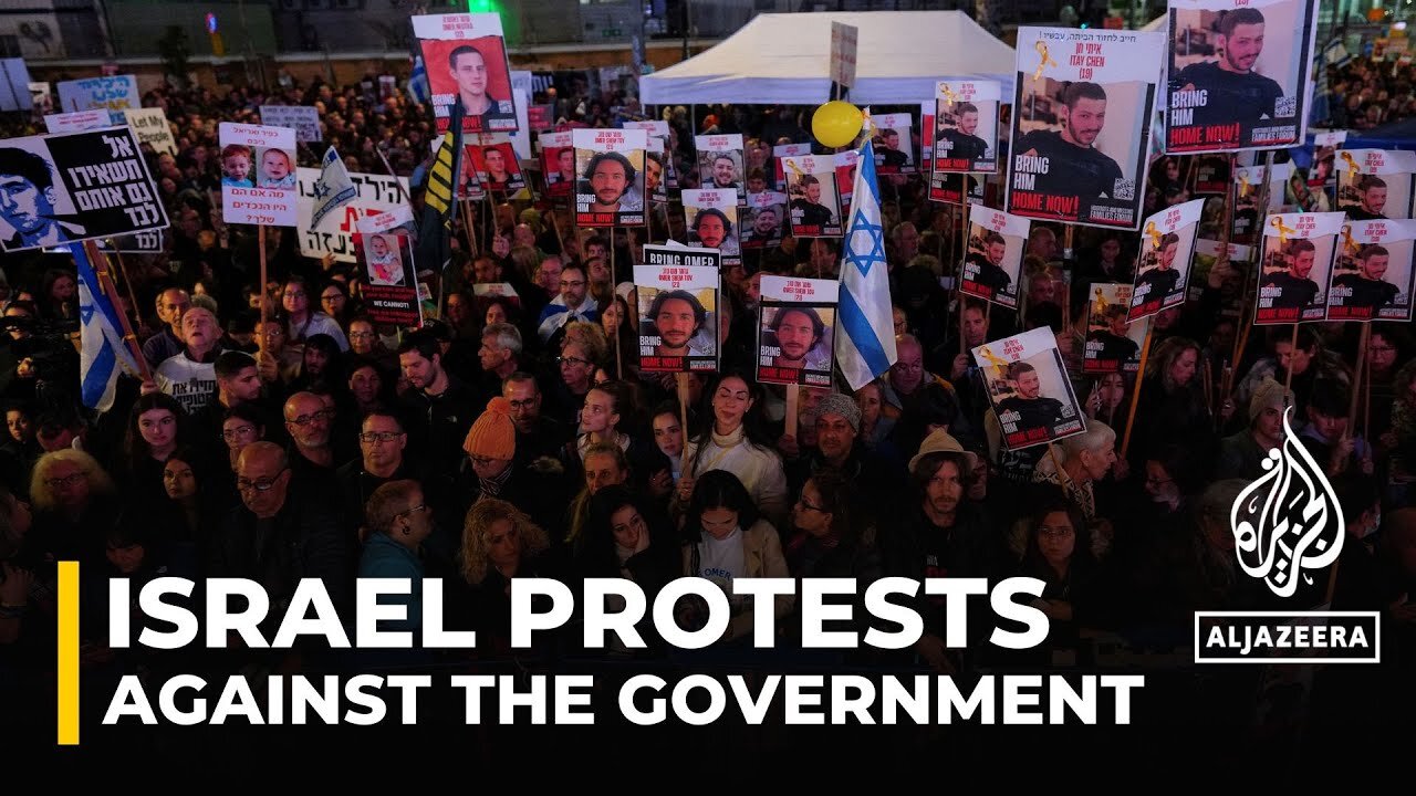 Tel Aviv protests call for captives immediate return after 100 days