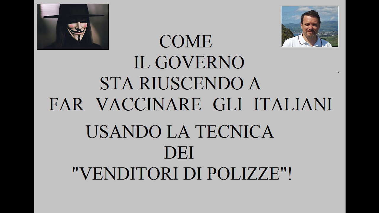 COME IL GOVERNO STA RIUSCENDO A FAR VACCINARE GLI ITALIANI