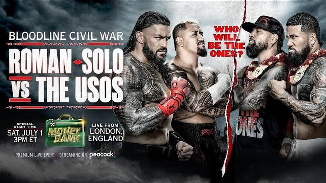 The Usos vs. Roman Reigns & Solo Sikoa - The Bloodline Civil War: Money in the Bank 2023 highlights